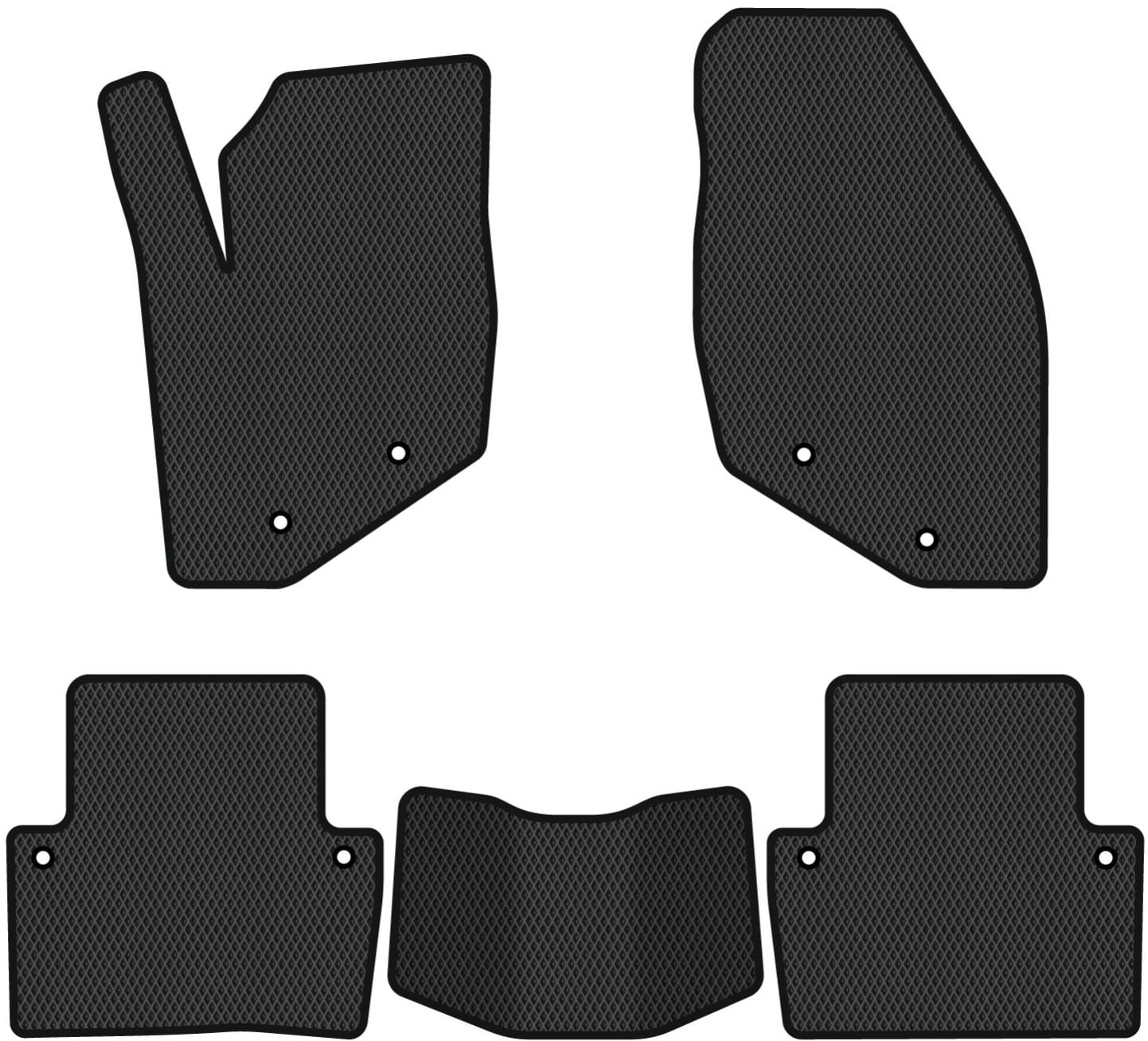 EVA коврики в салон авто EVAtech для S80 (TS) Volvo 1998-2006 1 поколение Sedan EU (VV3522CR5VL8RBB)