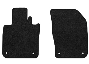 Коврики ворсовые в салон авто EVAtech Premium для Volvo V60 Cross Country Hybrid 2018 2 поколение Combi EU черный кант (VV44232AB2VL4VPB)