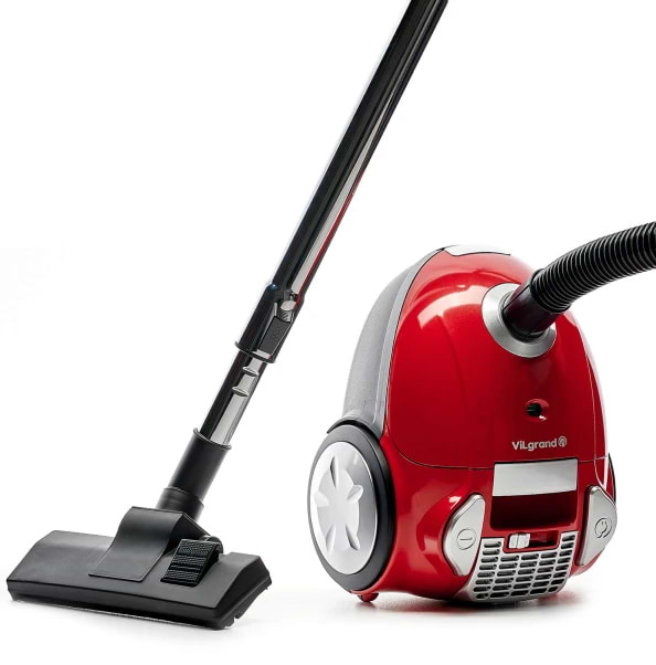 Фото - Пылесос для сухой уборки с мешком ViLgrand VVС1852 Red