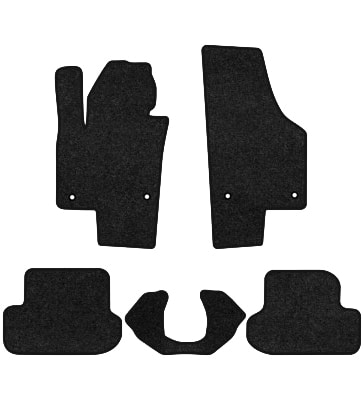 Коврики ворсовые в салон авто EVAtech Premium для Volkswagen Beetle 2011-2019 2 поколение Cabrio EU черный кант (VW11636CL5AV4VPB)