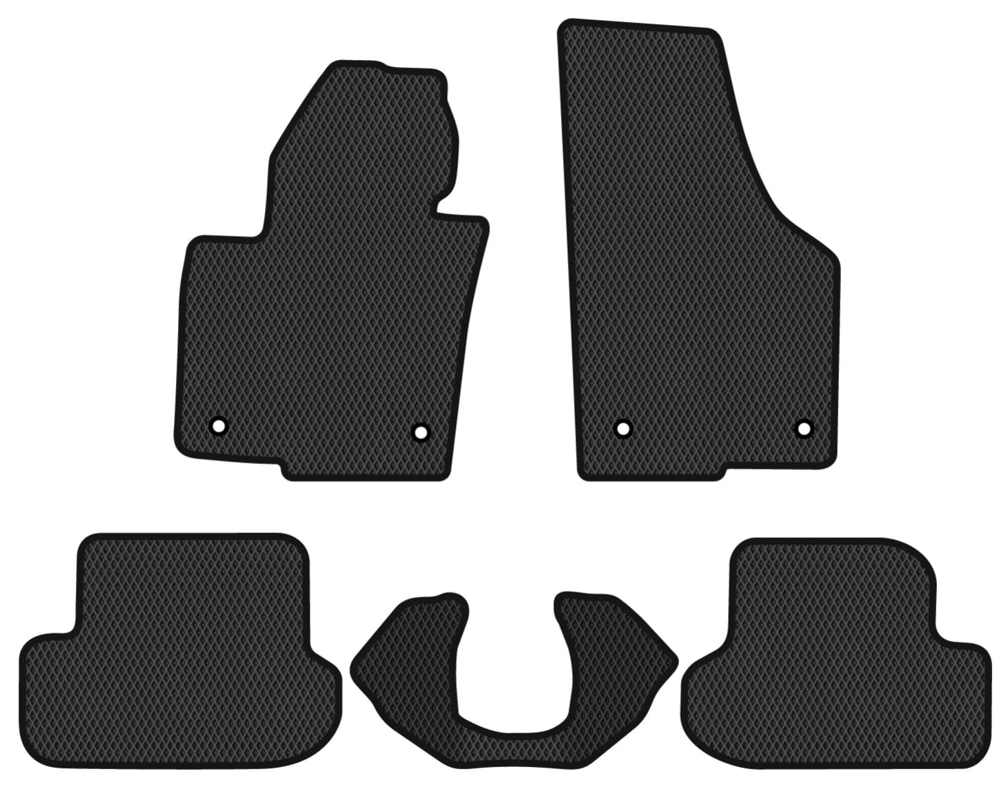 EVA коврики в салон авто EVAtech для Beetle Volkswagen 2011-2019 2 поколение Cabrio EU (VW11636CS5AV4RBB)