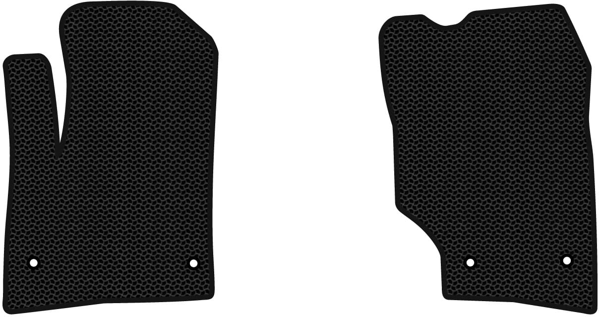 EVA килимки в салон авто передні EVAtech для Touareg (7L) Restyling Volkswagen 2006-2010 1 покоління SUV EU VW11897A2AV4KBB