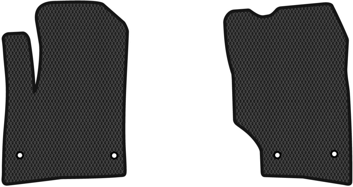 EVA коврики в салон авто передние EVAtech для Touareg (7L) Restyling Volkswagen 2006-2010 1 поколение SUV EU VW11897A2AV4RBB