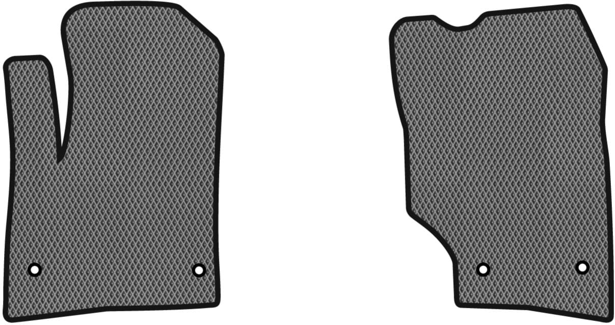 EVA коврики в салон авто передние EVAtech для Touareg (7L) Restyling Volkswagen 2006-2010 1 поколение SUV EU VW11897A2AV4RGB
