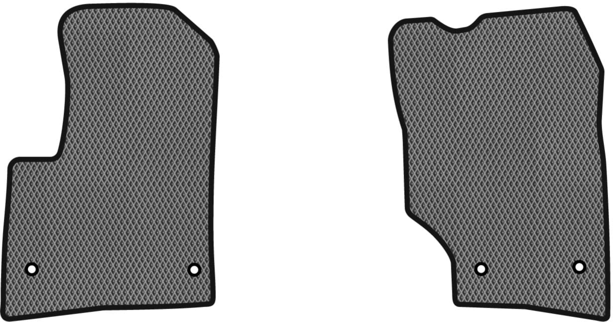 EVA килимки в салон авто передні EVAtech для Touareg (7L) Restyling Volkswagen 2006-2010 1 покоління SUV EU VW11897AB2AV4RGB