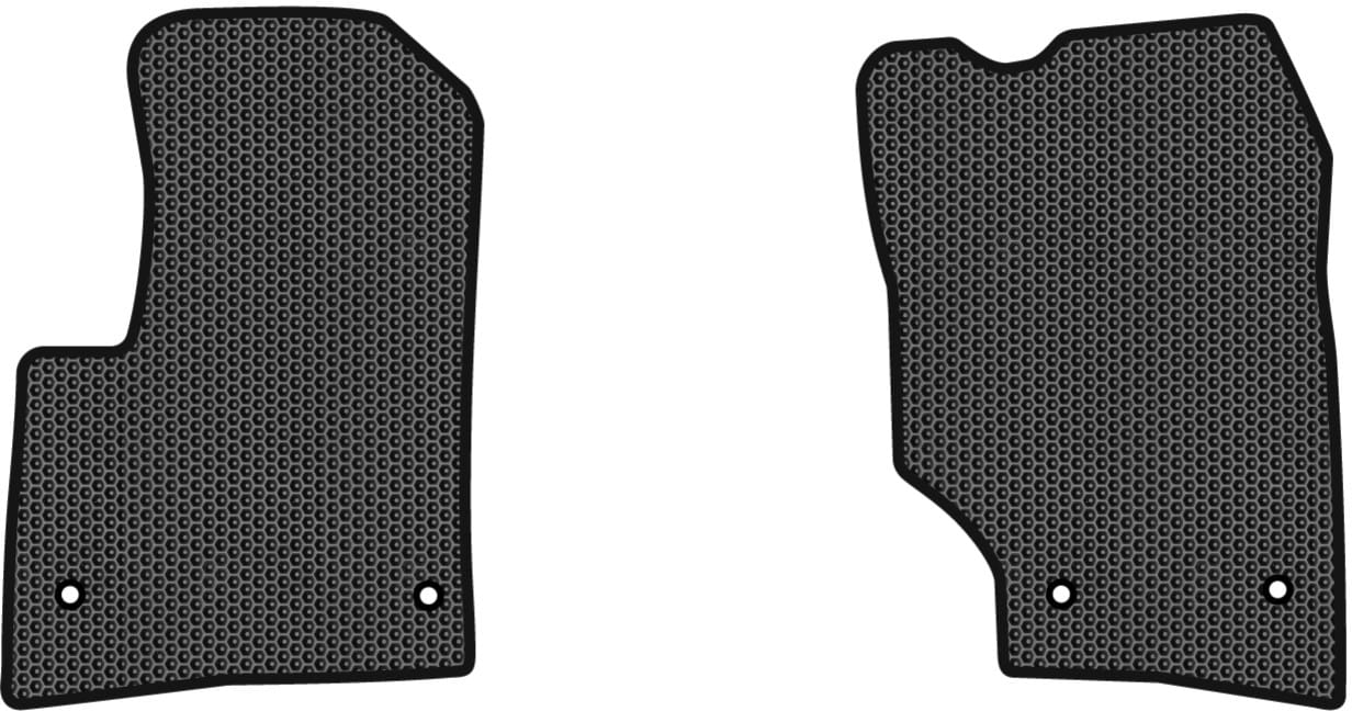 EVA коврики в салон авто передние EVAtech для Touareg (7L) Restyling Volkswagen 2006-2010 1 поколение SUV EU VW11897AB2AV4SBB