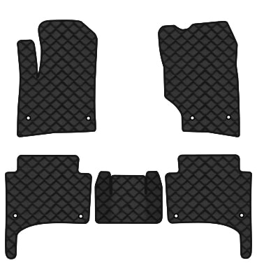 Коврики из экокожи в салон авто EVAtech ECO для Touareg (7L) Restyling Volkswagen 2006-2010 1 поколение SUV EU (VW11897C5AV8BBB)