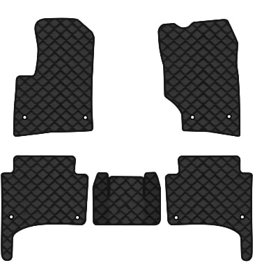 Коврики из экокожи в салон авто EVAtech ECO для Touareg (7L) Restyling Volkswagen 2006-2010 1 поколение SUV EU (VW11897CB5AV8BBB)