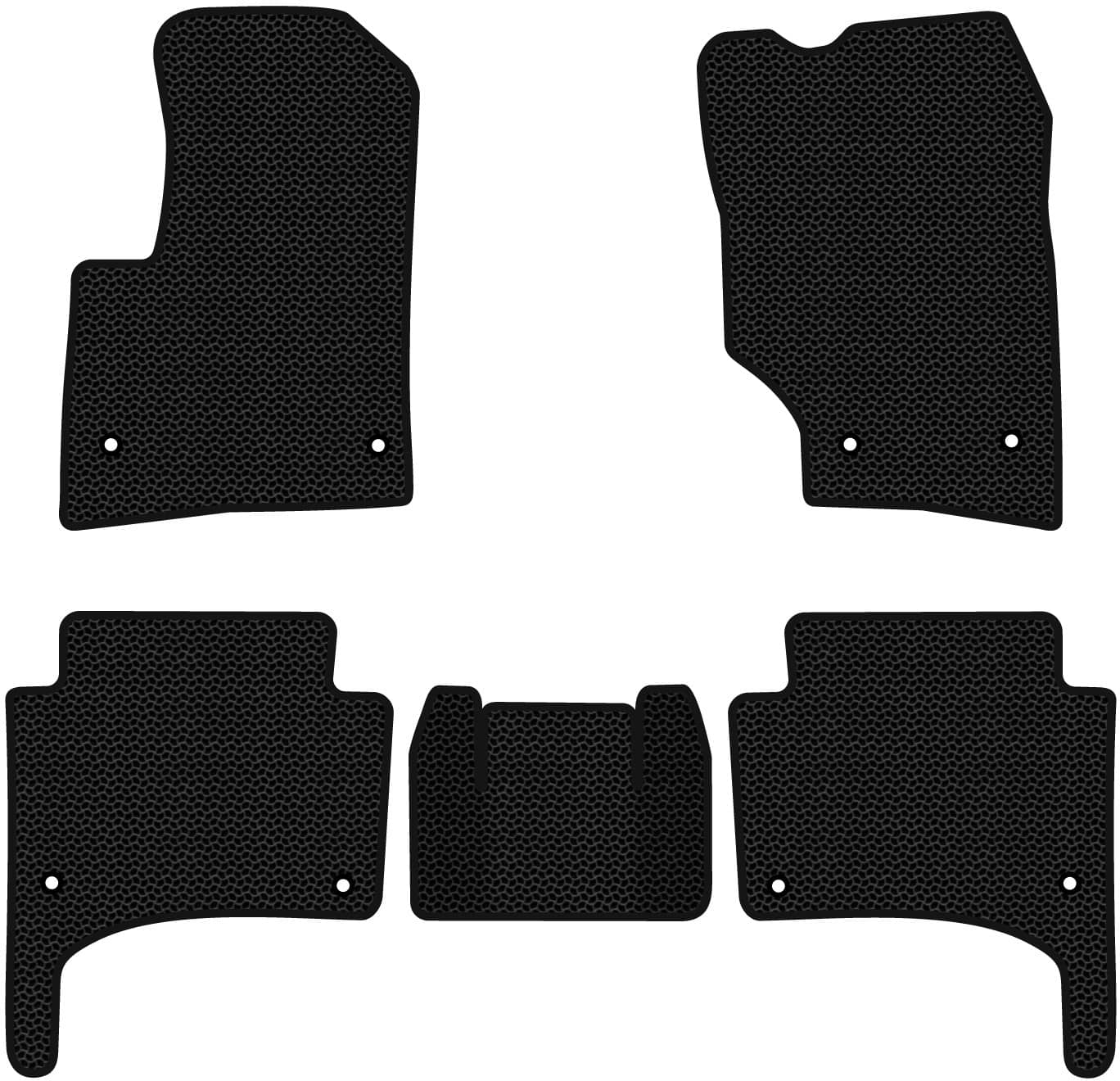 EVA килимки в салон авто EVAtech для Touareg (7L) Restyling Volkswagen 2006-2010 1 покоління SUV EU VW11897CB5AV8KBB