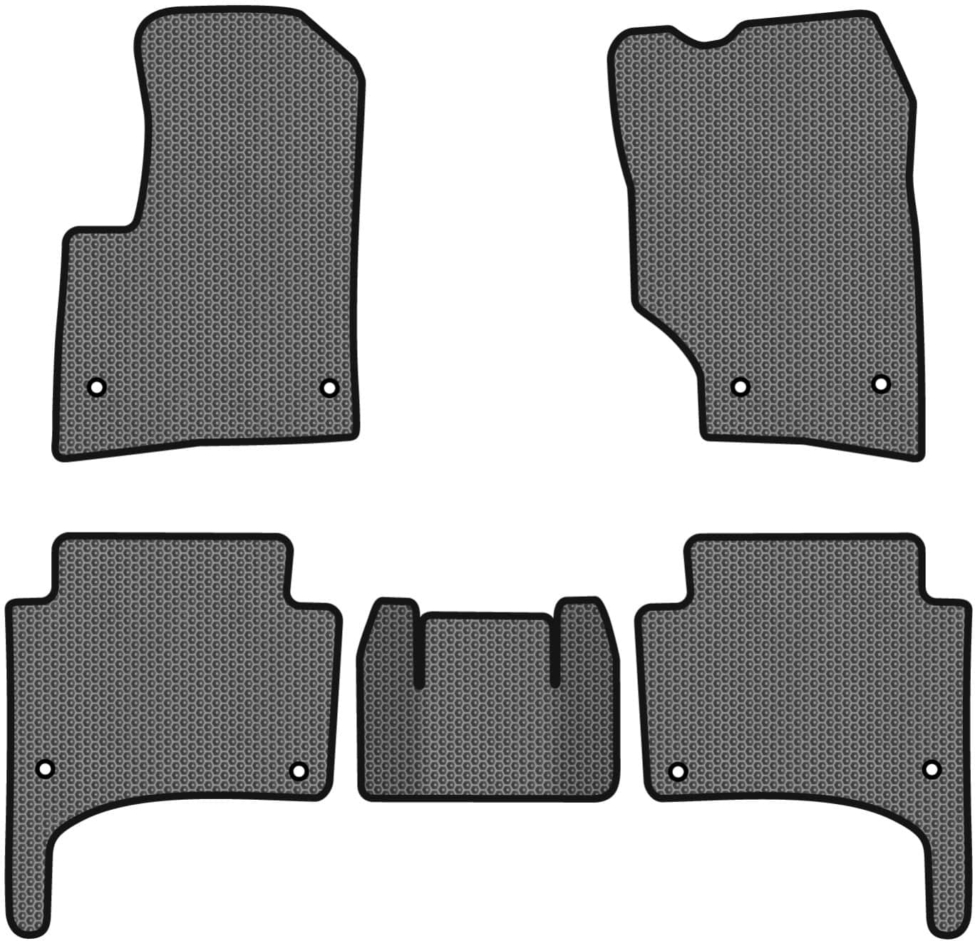EVA коврики в салон авто EVAtech для Touareg (7L) Restyling Volkswagen 2006-2010 1 поколение SUV EU VW11897CB5AV8SGB