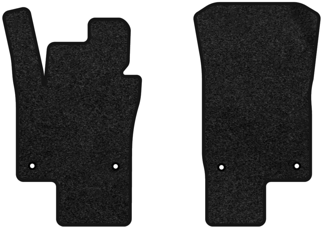 Коврики ворсовые в салон авто EVAtech Premium для Volkswagen Jetta (VI) MT 2010-2018 6 поколение Sedan USA черный кант (VW12689AA2TL4VPB)