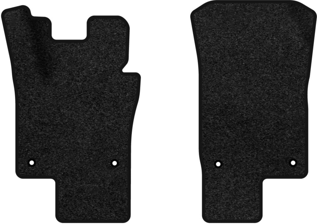 Килимки ворсові в салон авто EVAtech Premium для Volkswagen Jetta (VI) MT 2010-2018 6 покоління Sedan USA чорний кант (VW12689AC2TL4VPB)