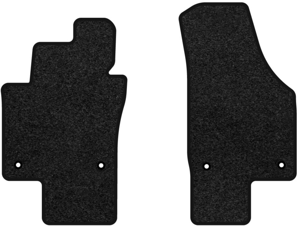 Килимки ворсові в салон авто EVAtech Premium для Volkswagen Jetta (VI) MT 2010-2018 6 покоління Sedan USA чорний кант (VW12689AL2TL4VPB)