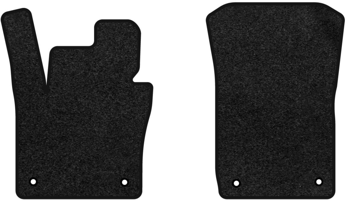 Коврики ворсовые в салон авто EVAtech Premium для Volkswagen Jetta (VI) MT 2010-2018 6 поколение Sedan USA черный кант (VW12689AM2TL4VPB)