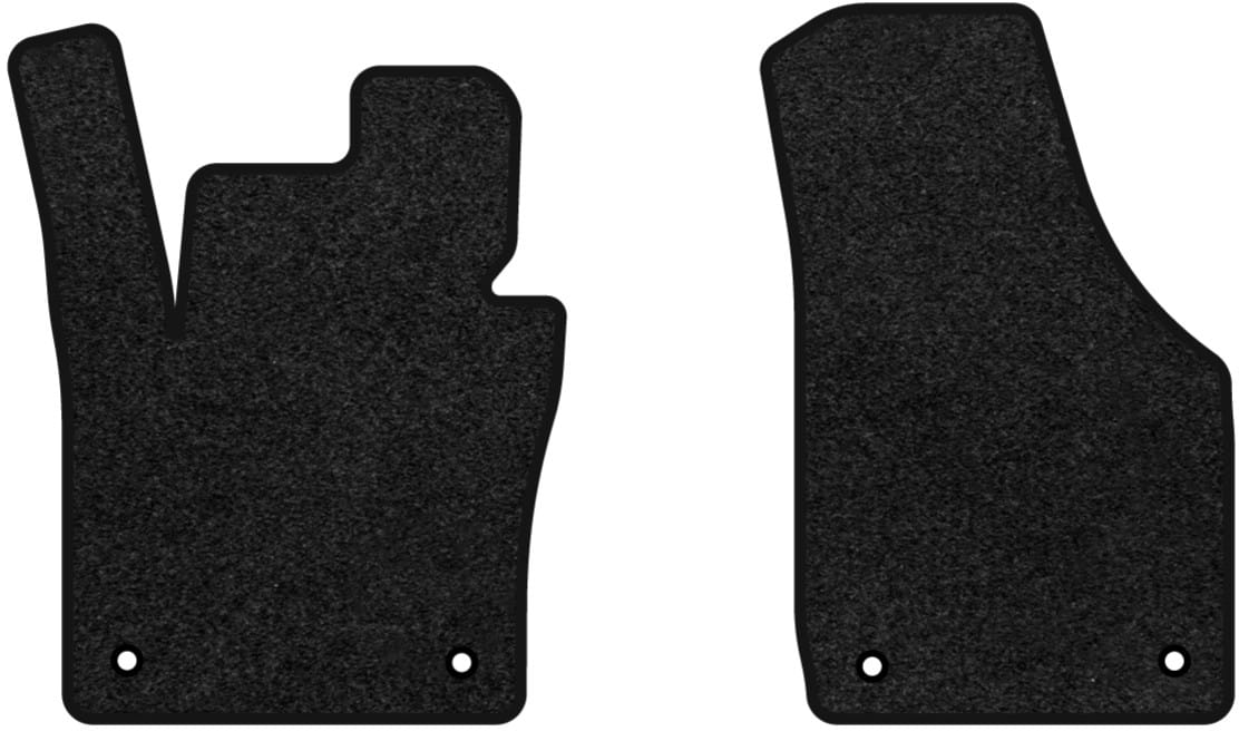 Килимки ворсові в салон авто EVAtech Premium для Volkswagen Jetta (VI) MT 2010-2018 6 покоління Sedan USA чорний кант (VW12689AR2TL4VPB)