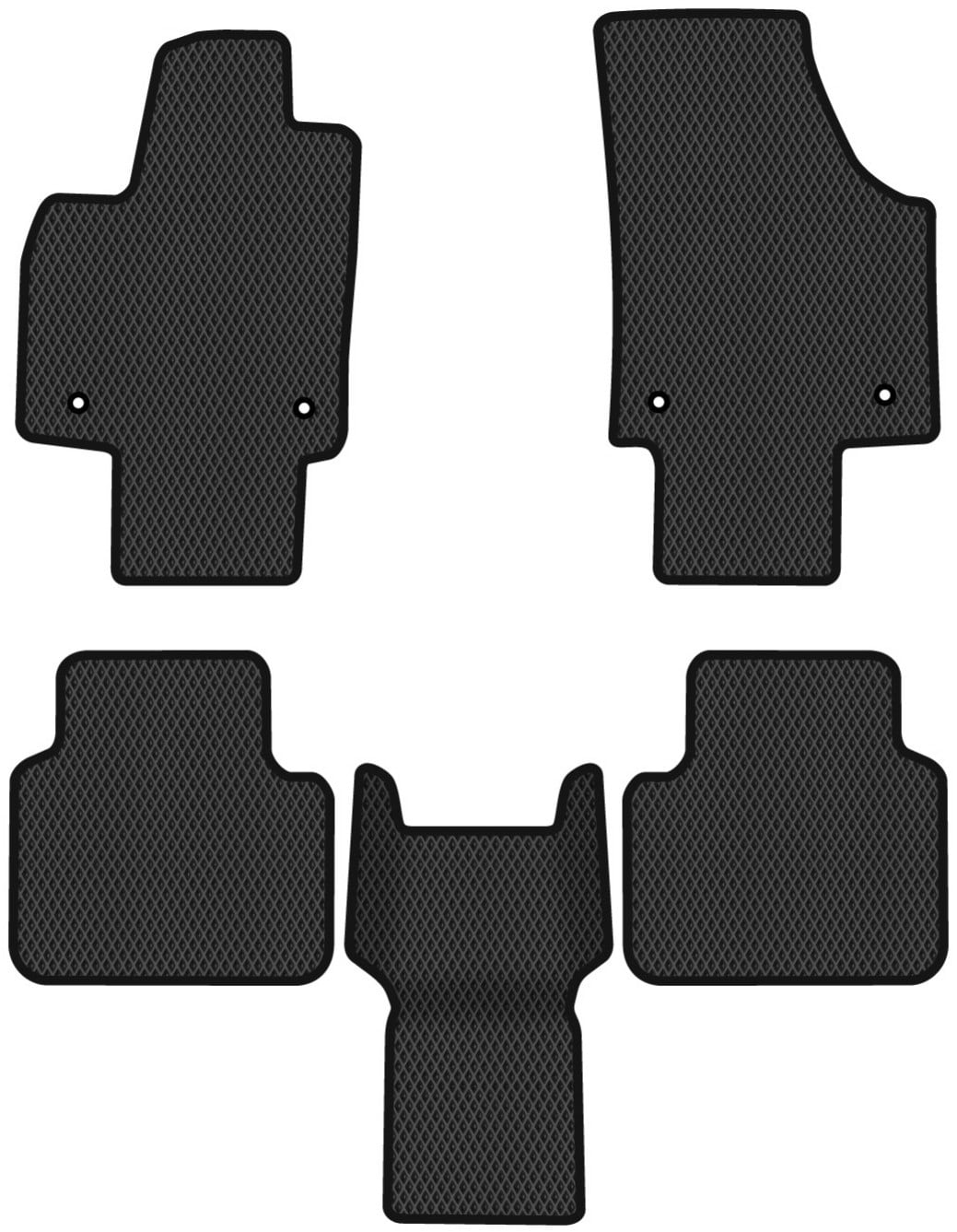 EVA килимки в салон авто EVAtech для Atlas 6 seats Volkswagen 2016 1 покоління SUV USA (VW13212CG5AV4RBB)