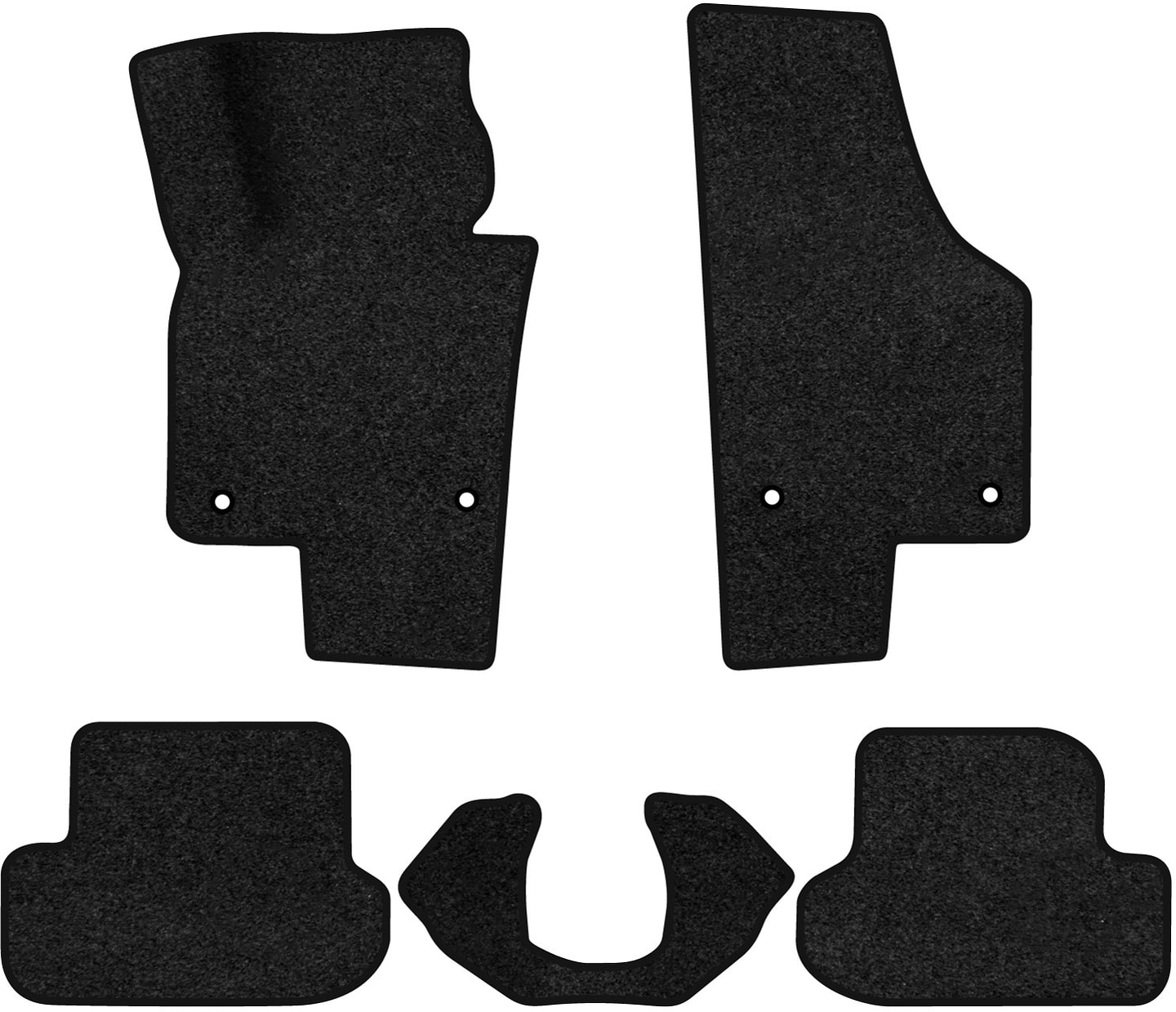 Коврики ворсовые в салон авто EVAtech Premium для Volkswagen Beetle 2011-2019 2 поколение Cabrio USA черный кант (VW13560CK5AV4VPB)