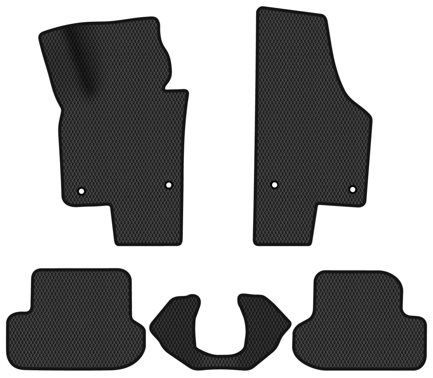 EVA коврики в салон авто EVAtech для Beetle Volkswagen 2011-2019 2 поколение Cabrio USA (VW13560CK5AV4RBB)