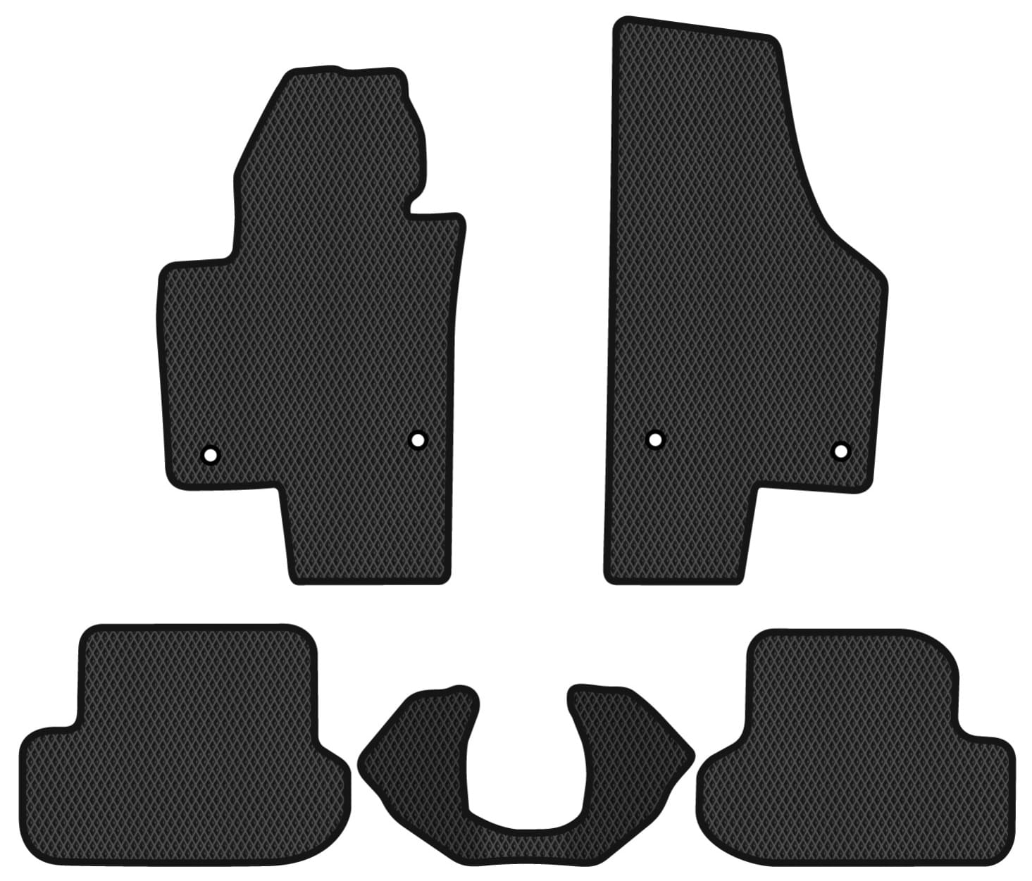 EVA коврики в салон авто EVAtech для Beetle Volkswagen 2011-2019 2 поколение Cabrio USA (VW13560CM5AV4RBB)