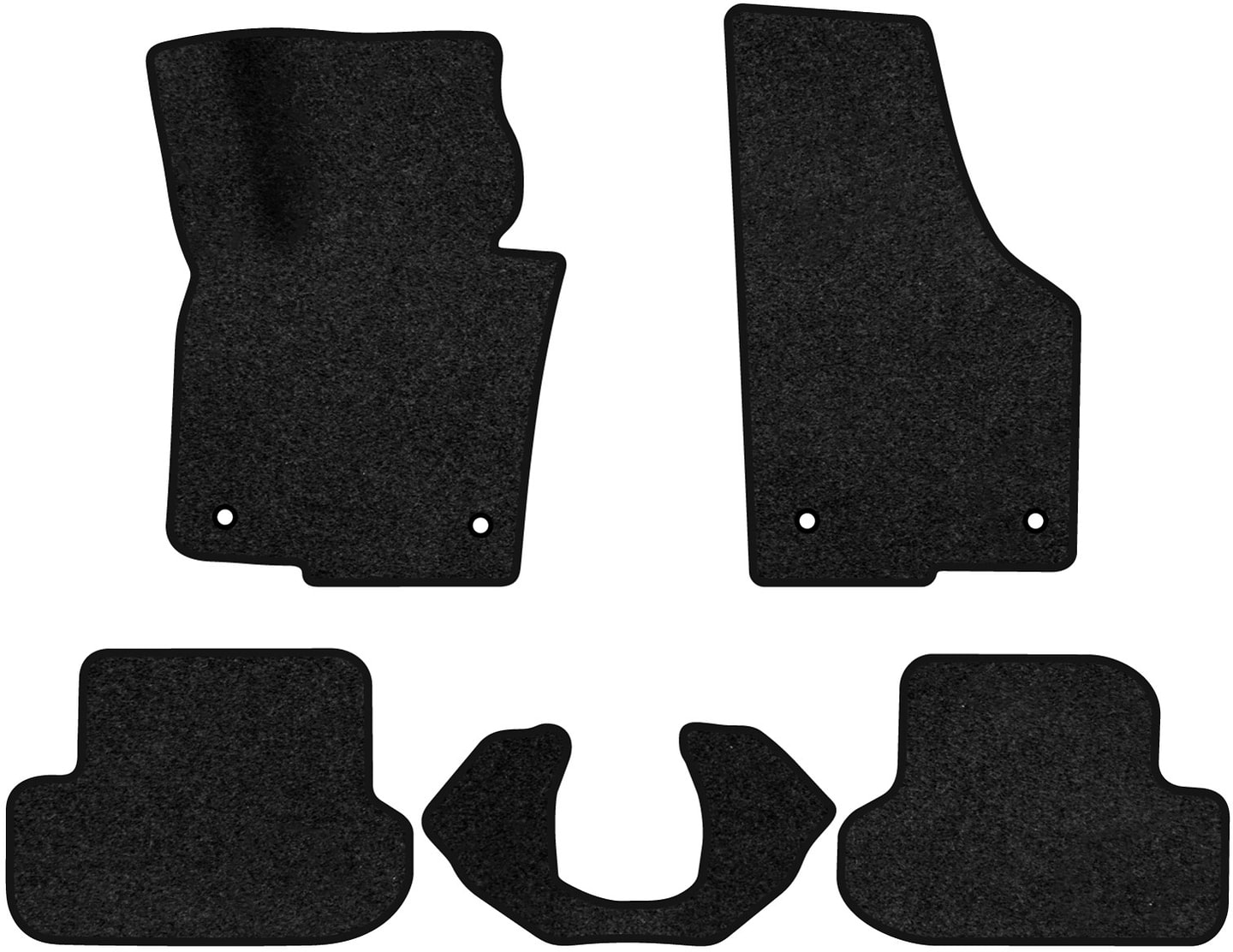 Коврики ворсовые в салон авто EVAtech Premium для Volkswagen Beetle 2011-2019 2 поколение Cabrio USA черный кант (VW13560CQ5AV4VPB)