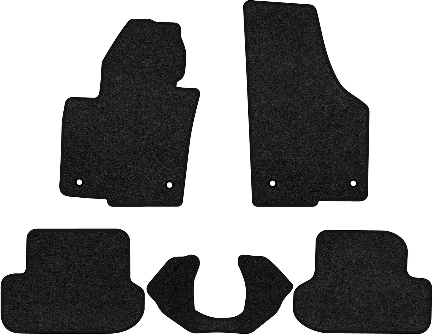 Коврики ворсовые в салон авто EVAtech Premium для Volkswagen Beetle 2011-2019 2 поколение Cabrio USA черный кант (VW13560CS5AV4VPB)