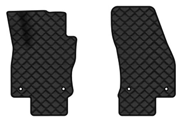 Килимки з екошкіри в салон авто передні EVAtech ECO для Tiguan Allspace 5 seats Volkswagen 2016-2020 1 покоління SUV USA VW13965AJ2AV4BBB