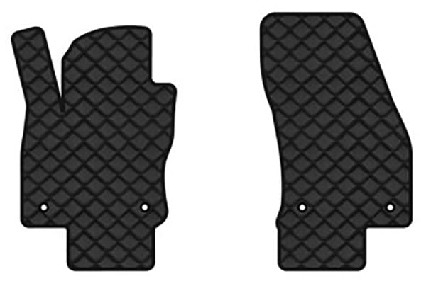 Коврики из экокожи в салон авто передние EVAtech ECO для Tiguan Allspace 5 seats Volkswagen 2016-2020 1 поколение SUV USA VW13965AK2AV4BBB