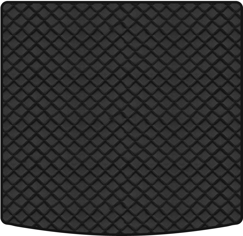 Коврик из экокожи в багажник авто EVAtech для Tiguan Allspace 5 seats Volkswagen 2016-2020 1 поколение SUV USA (VW13965B1BBB)