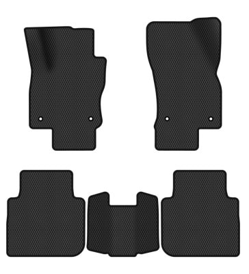 EVA коврики в салон авто EVAtech для Tiguan Allspace 5 seats Volkswagen 2016-2020 1 поколение SUV USA (VW13965CC5AV4RBB)