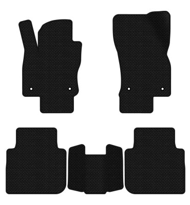 EVA коврики в салон авто EVAtech для Tiguan Allspace 5 seats Volkswagen 2016-2020 1 поколение SUV USA (VW13965CH5AV4KBB)