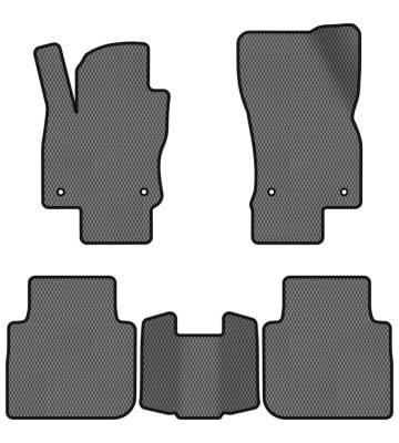 EVA коврики в салон авто EVAtech для Tiguan Allspace 5 seats Volkswagen 2016-2020 1 поколение SUV USA (VW13965CH5AV4RGB)