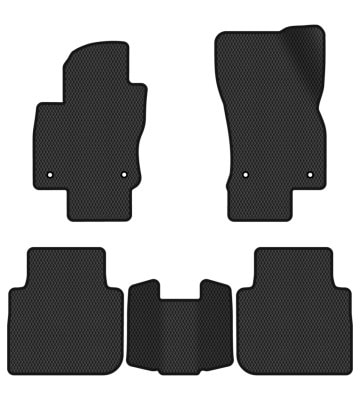 EVA коврики в салон авто EVAtech для Tiguan Allspace 5 seats Volkswagen 2016-2020 1 поколение SUV USA (VW13965CJ5AV4RBB)