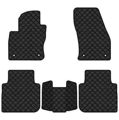 Коврики из экокожи в салон авто EVAtech ECO для Tiguan Allspace 5 seats Volkswagen 2016-2020 1 поколение SUV USA (VW13965CS5AV4BBB)