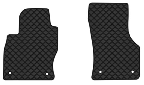 Коврики из экокожи в салон авто передние EVAtech ECO для Golf (VII) Volkswagen 2012-2020 7 поколение Htb USA VW14517AS2AV4BBB