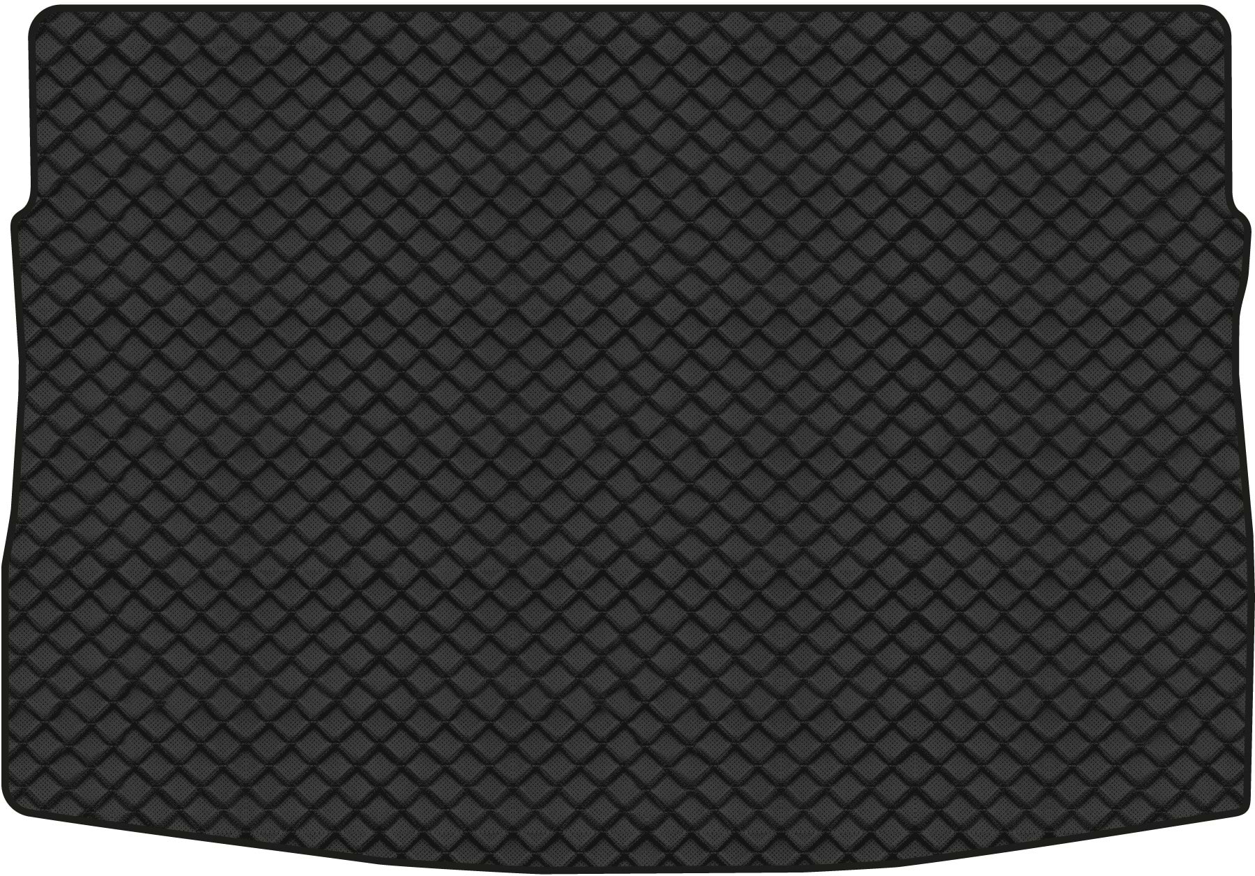 Коврик из экокожи в багажник авто EVAtech для Golf (VII) Volkswagen 2012-2020 7 поколение Htb USA (VW14517B1BBB)