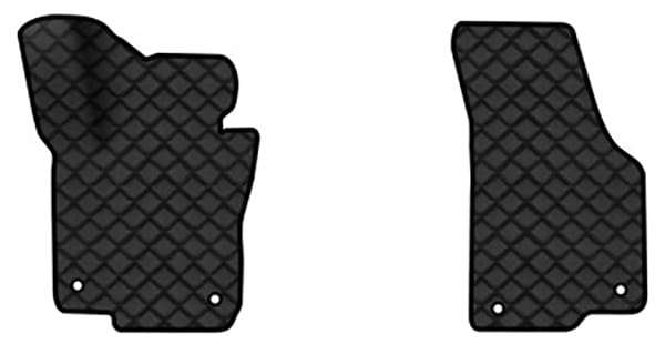 Коврики из экокожи в салон авто передние EVAtech ECO для Passat NMS Restyling Volkswagen 2015-2019 1 поколение Sedan USA VW1696AQ2AV4BBLB