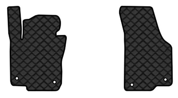 Коврики из экокожи в салон авто передние EVAtech ECO для Passat NMS Restyling Volkswagen 2015-2019 1 поколение Sedan USA VW1696AR2AV4BBLB