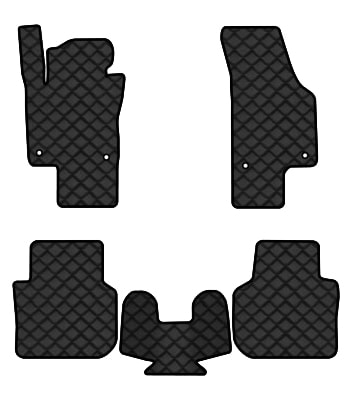 Килимки з екошкіри в салон авто EVAtech ECO для Passat NMS Restyling Volkswagen 2015-2019 1 покоління Sedan USA (VW1696CL5AV4BBLB)