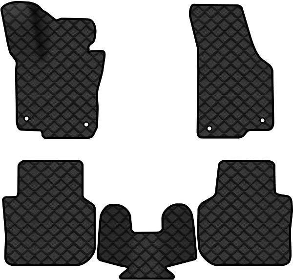 Фото - Коврики из экокожи в салон авто EVAtech ECO для Passat NMS Restyling Volkswagen 2015-2019 1 поколение Sedan USA (VW1696CQ5AV4BBLB)