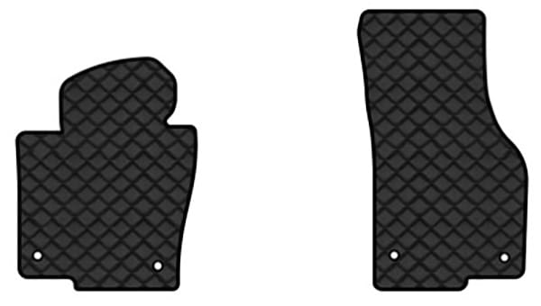 Фото - Килимки з екошкіри в салон авто передні EVAtech ECO для Passat Alltrack (B7) Volkswagen 2010-2014 7 покоління Combi EU VW1711AV2AV4BBB