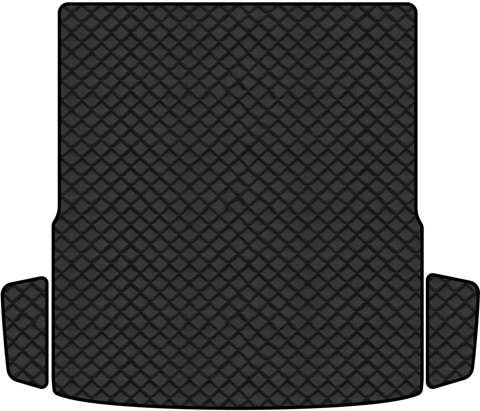 Коврик из экокожи в багажник авто EVAtech для Passat Alltrack (B7) Volkswagen 2010-2014 7 поколение Combi EU (VW1711BE3BBB)