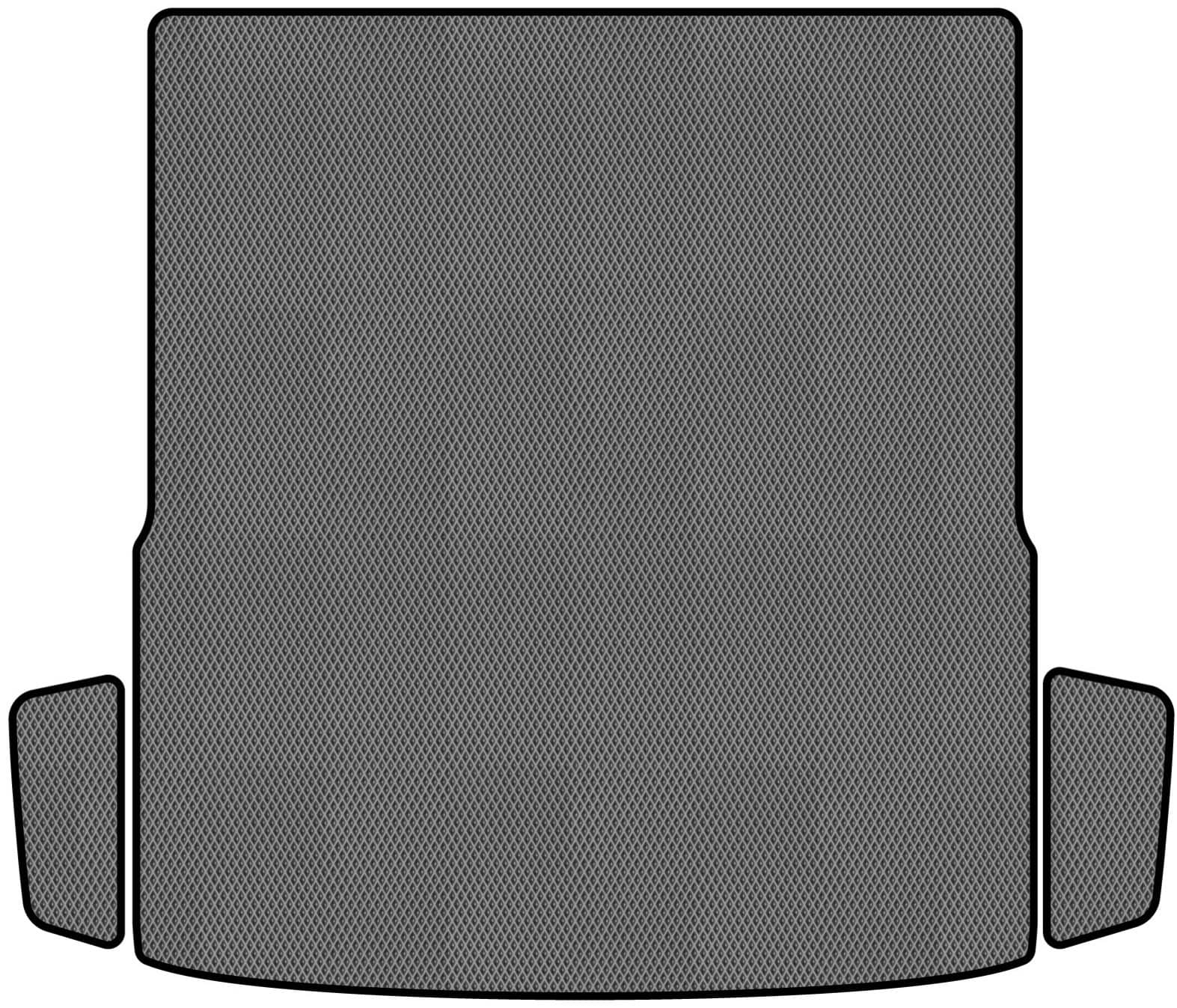 EVA килимок в багажник авто EVAtech для Passat Alltrack (B7) Volkswagen 2010-2014 7 покоління Combi EU VW1711BE3RGB