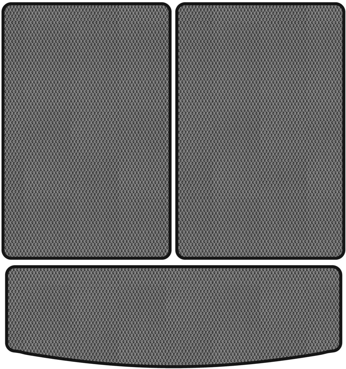 EVA килимок в багажник авто EVAtech для Tiguan Allspace 7 seats Volkswagen 2016-2020 1 покоління SUV USA (VW1727BE3RGB)