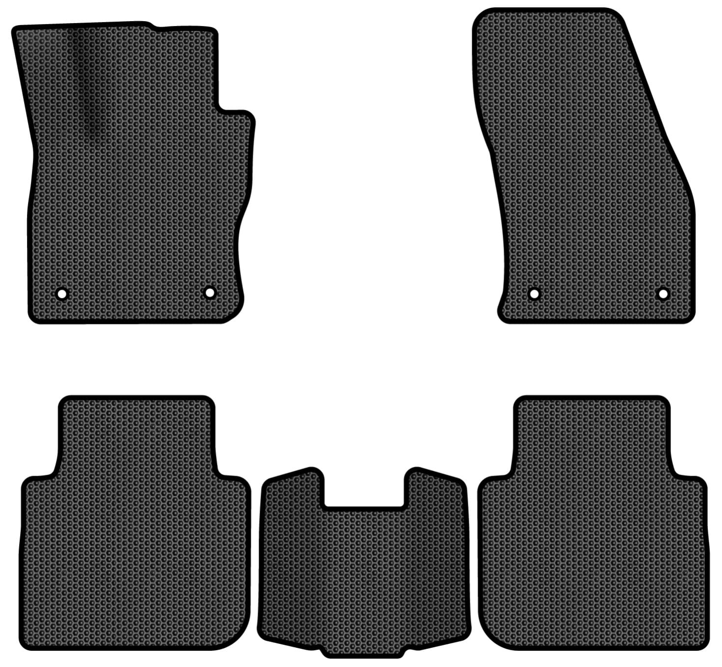 EVA коврики в салон авто EVAtech для Tiguan Allspace 7 seats Volkswagen 2016-2020 1 поколение SUV USA (VW1727CQ5AV4SBB)