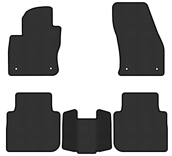 Фото - EVA килимки в салон авто EVAtech для Tiguan Allspace 7 seats Volkswagen 2016-2020 1 покоління SUV USA (VW1727CS5AV4RBB)