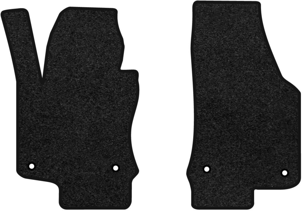 Коврики ворсовые в салон авто EVAtech Premium для Volkswagen Eos 2006-2015 1 поколение Cabrio USA черный кант (VW1810AV2AV4VPB)