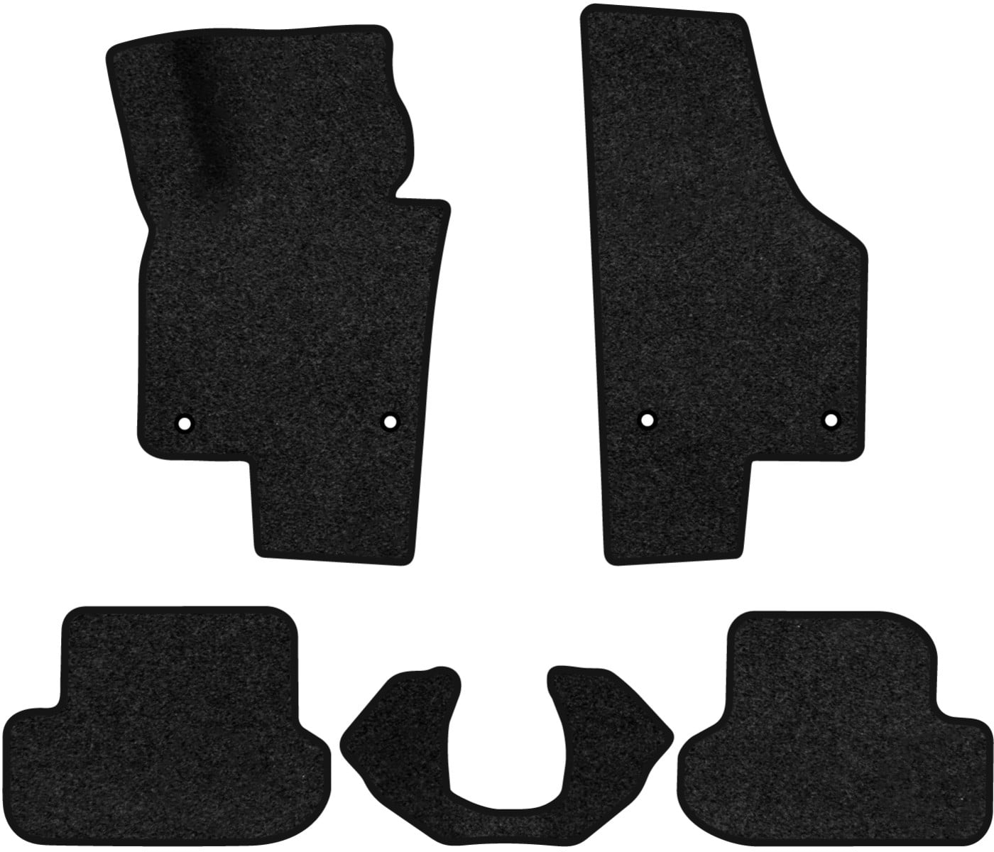 Коврики ворсовые в салон авто EVAtech Premium для Volkswagen Beetle 2011-2019 2 поколение Htb EU черный кант (VW1811CK5AV4VPB)