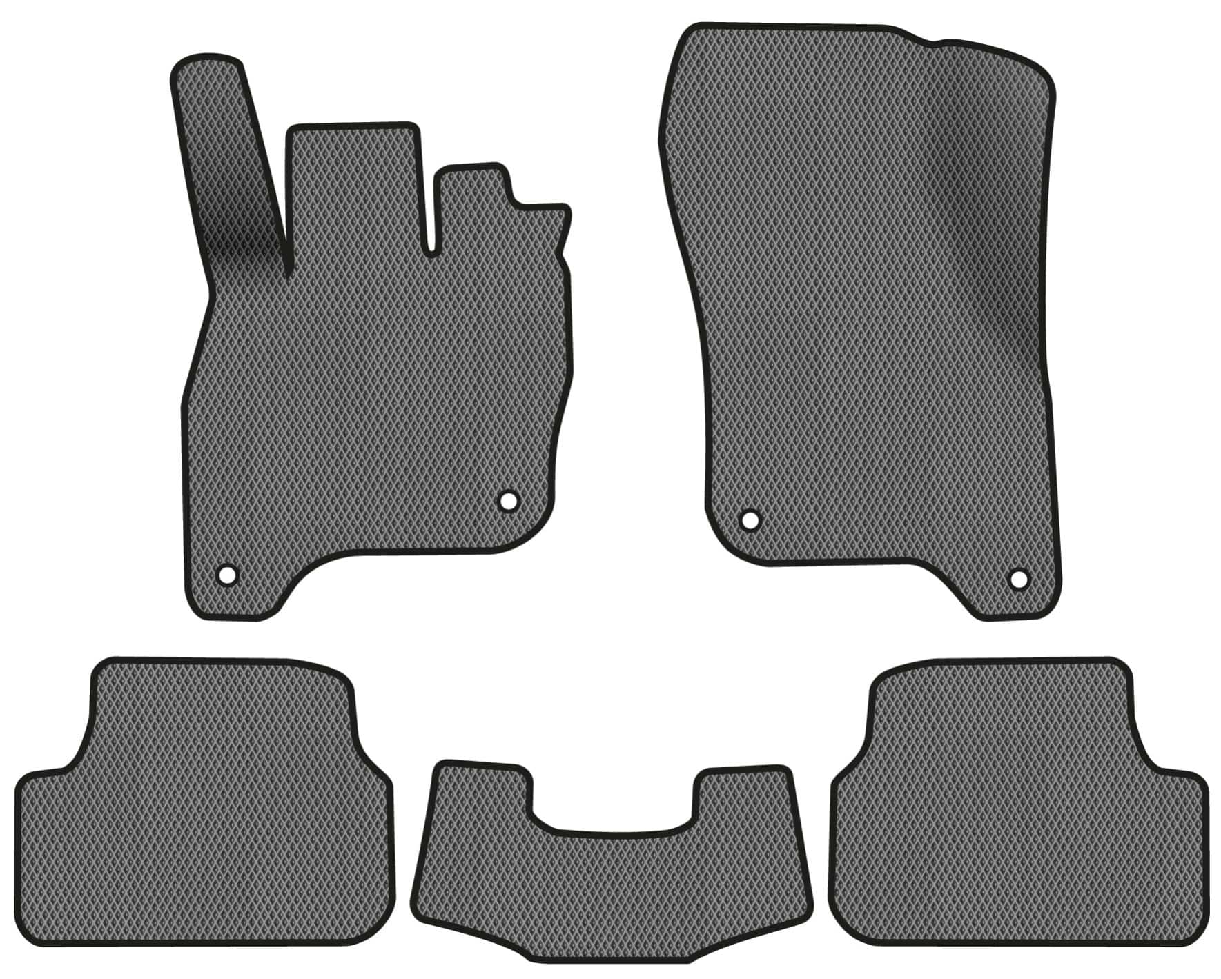 EVA коврики в салон авто EVAtech для e-Golf Volkswagen 2014-2017 1 поколение Htb EU VW1878C5AV4RGB