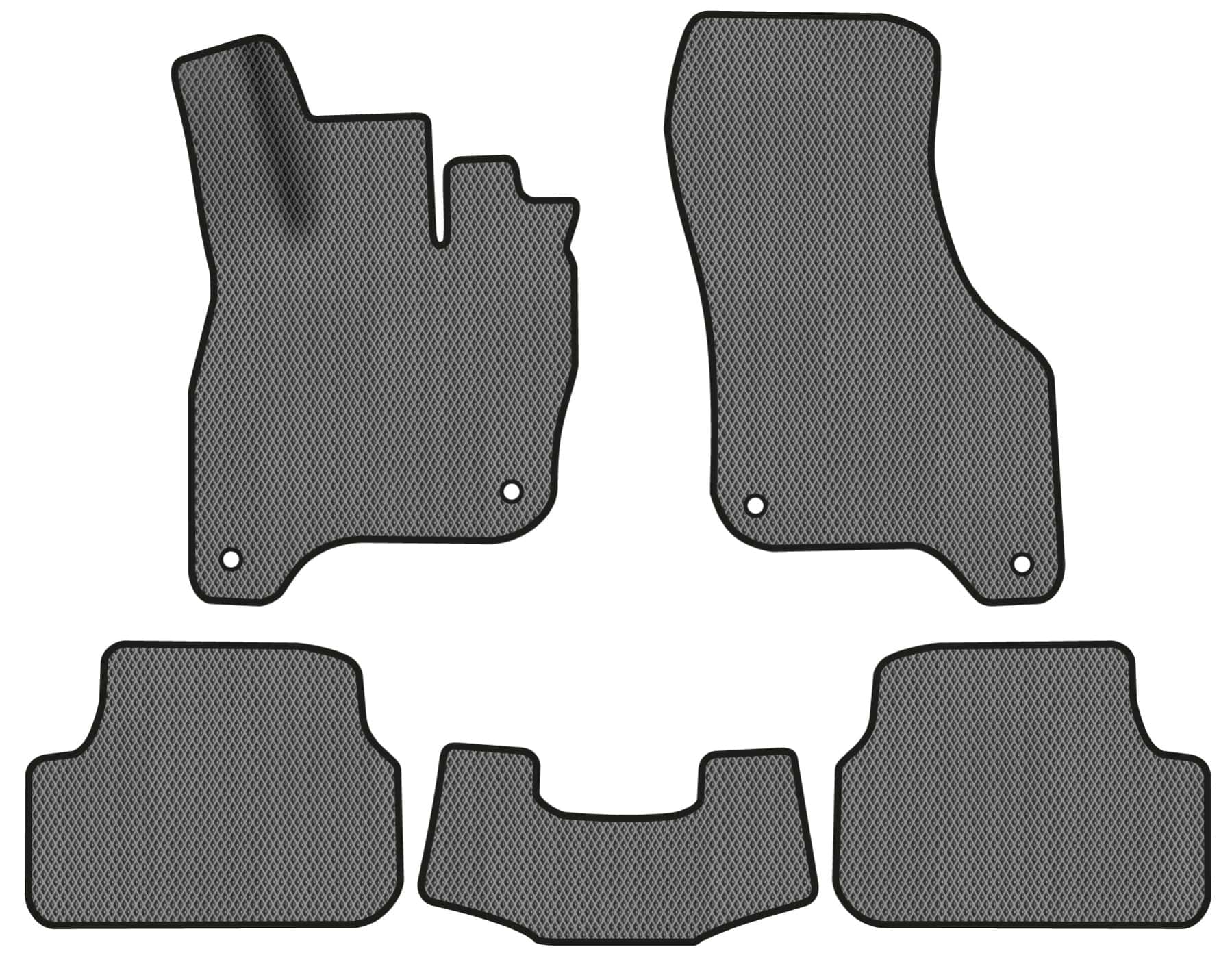 EVA коврики в салон авто EVAtech для e-Golf Volkswagen 2014-2017 1 поколение Htb EU VW1878CE5AV4RGB