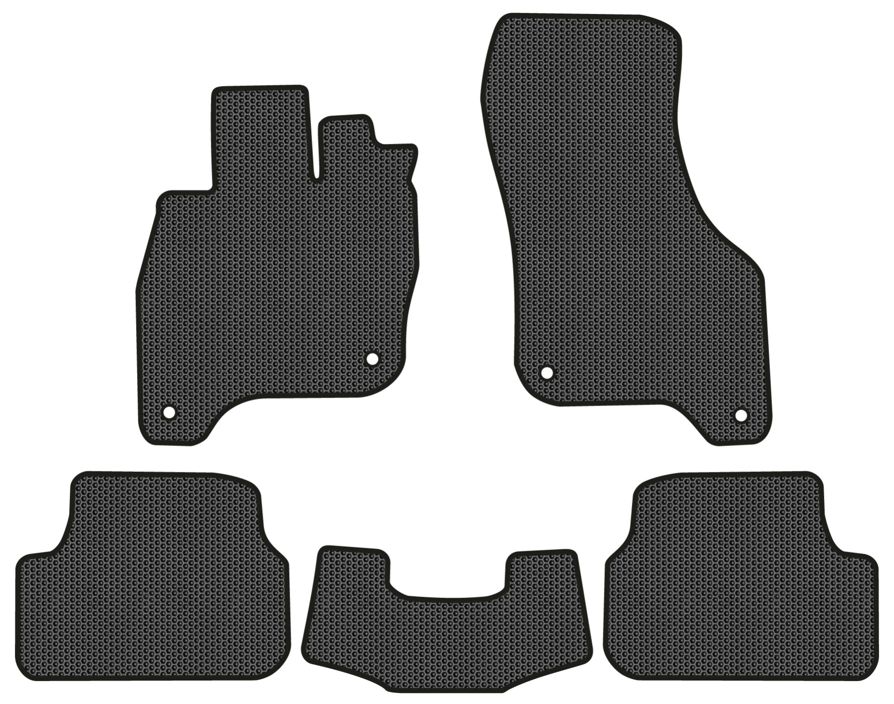 EVA коврики в салон авто EVAtech для e-Golf Volkswagen 2014-2017 1 поколение Htb EU VW1878CG5AV4SBB